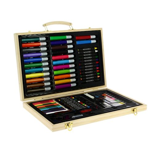 Mallette Dessin/Peinture 82pcs - Akor - Natural
