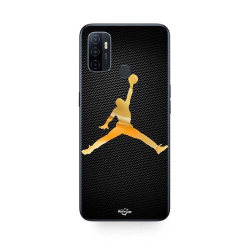 Coque Oppo A32 Jordan Logo 23 Nike Basketball Couleur Dorée