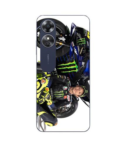 Coque Oppo A17 Motorcycle Valentino Rossi Portugal Monster Energy Yamaha