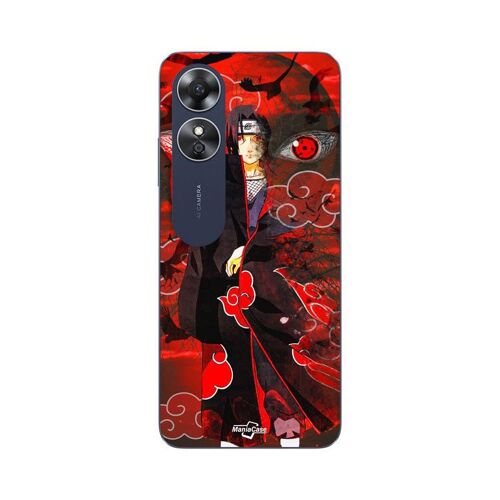 Coque Oppo A17 Demon Slayer Kimetsu No Yaiba Itachi Uchiha Front Rouge