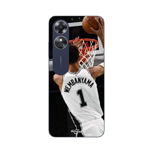 Coque Oppo A17 Victor Wembanyama N°1 San Antonio Spurs Dunk