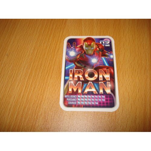 Carte De Jeux Marvel - Leclerc 2021 - N°2 Iron Man