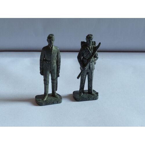 2 X Kinder Metal Soldats Sudistes