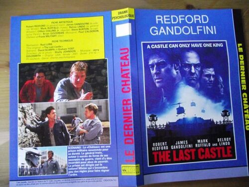 Jaquette Du Film.Le Dernier Château(2001).Réalisation.Rod Lurie Avec Robert Redford James Gandolfini Mark Ruffalo Delroy Lindo