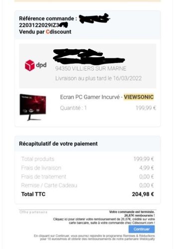 VIEWSONIC VX2718-PC-MHD - 27" FHD - Ecran PC Gamer Incurvé Dalle VA - 1 ms - 165Hz - HDMI / DisplayPort