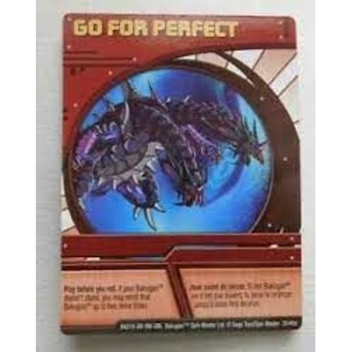 Carte Bakugan Battle Brawlers - Go For Perfect - Ba319 Ab Sm Gbl - Sega Toys/Spin Master - 28/48d - 9,5x7 Cm