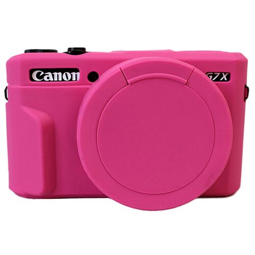 Couvercle d'objectif amovible en silicone pour Canon G7x Mark Ii Magneta
