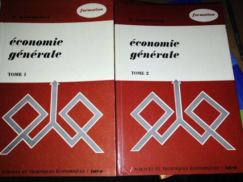 Economie Générale Tome 1 Et Tome 2