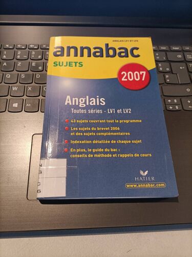 Annabac 2007 Sujets Anglais Éditions Hatier