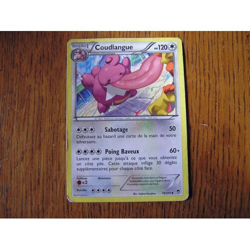 Carte Pokémon Coudlangue, Niveau 1 - Pv 120