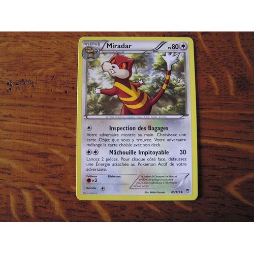 Carte Pokémon Miradar - Niveau 1 - Pv 80