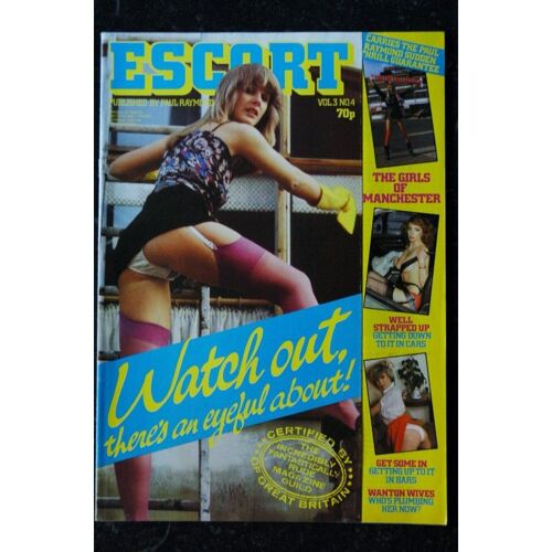 Escort Vol. 3 N° 4 - Boo Joan Kim Tyhe Girls Of Manchester - 1983 Paul Raymond - Nude Erotic Vintage -