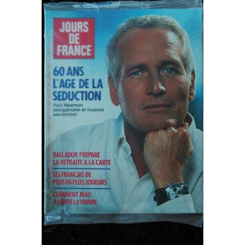 Jours De France 1677 21 Fév. 1987 Paul Newman 60 Ans - Balladur - Mao