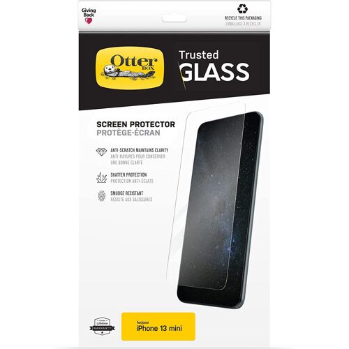 Otterbox Trusted - Protection D'écran Pour Téléphone Portable - Verre - Clair - Pour Apple Iphone 13 Mini