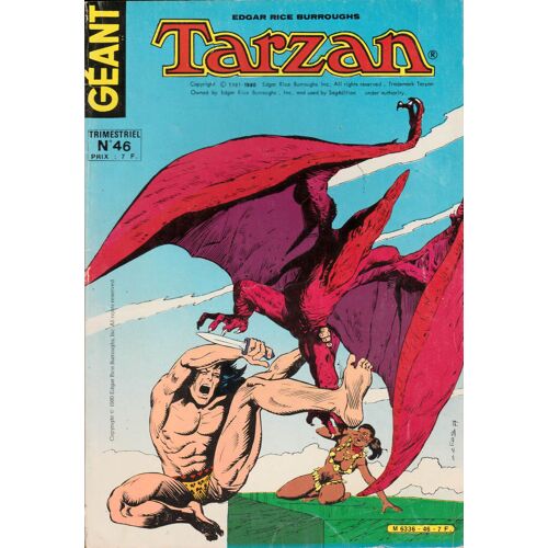 Tarzan Géant  N° 46 : La Revanche Des Bêtes