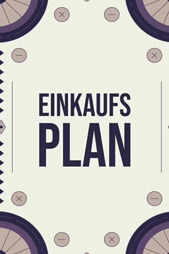 Einkaufsplan: Einkaufsliste Mit Vorgedruckten Kategorien Zum Ausfüllen Und Abhaken - Einkaufsblock Für Einkäufe Mit Kostenübersicht