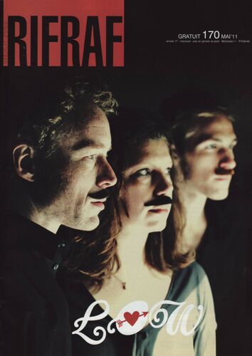 Rif Raf (Belgique) / 05-2011 N°170 : Cascadeur (1p) - Connan Mockasin (1p) - Low (1,5p)