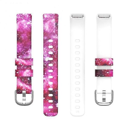 Bracelet De Montre De Remplacement Résistant À La Transpiration Pour Fitbit Luxe Bracelet En Silicone Étanche Couleur Impression Intelligente