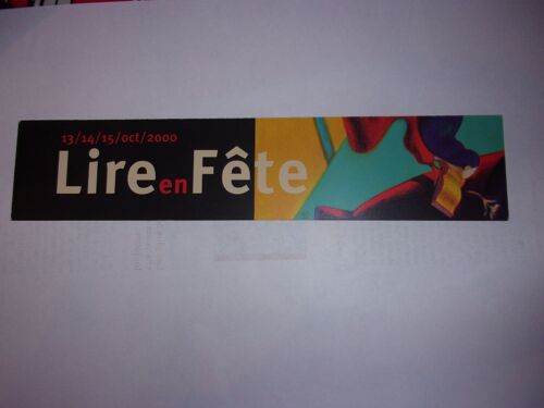 Marque Pages Lire En Fete 2000