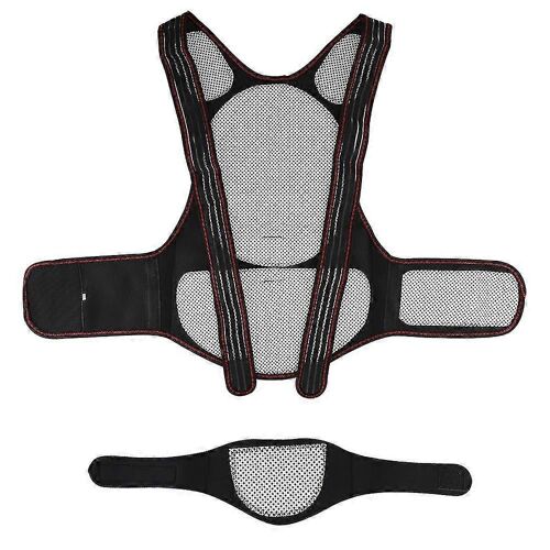 Soutien Lombaire De Thérapie Magnétique Thermique, Enveloppement De Soutien Lombaire Auto-Chauffant Ceinture De Taille Unisexe En Tourmaline, Pour La Protrusion Du Disque Lombaire De Soulagement De La