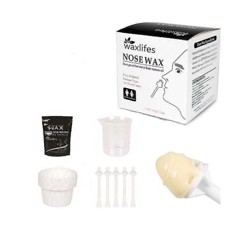 100g Kit D¿Épilation Du Nez Sans Douleur Pour Les Hommes Et Les Femmes Épilation Bande De Cire Oreille Nasale