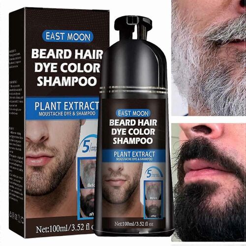 Shampooing De Teinture Capillaire Instantanée 3 En 1, Shampooing De Couleur De Cheveux À Barbe À Base De Plantes Pour Hommes 100% De Couverture Des Cheveux Gris, Coloration De Teinture Pour Cheveux No