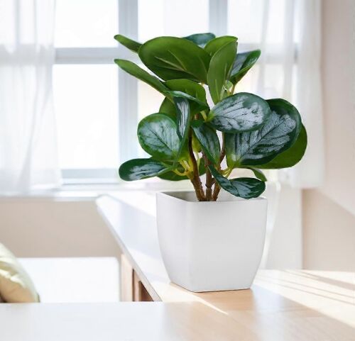 Fausses plantes Bonsaï Simulation Pot Plantes vertes Fleurs artificielles Table Ornements en pot pour le bureau à domicile Décor de chambre de lit