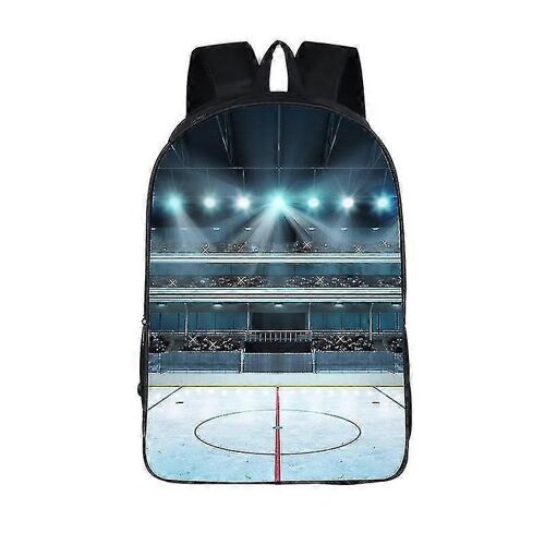 Sac à dos de hockey sur glace Femmes Hommes Joueur de baseball Bookbags pour voyage Enfants Sac d¿école Sac à dos Ordinateur portable Sacs à dos Sacs de livre pour enfants Cadeau mignon