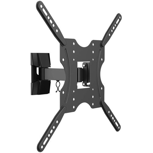 Support Mural TV Mural Muraux pivotant et inclinable 32 55" 82-139cm Noir