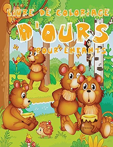 Livre De Coloriage D'ours Pour Enfants