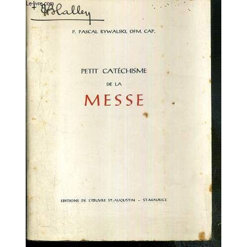 Petit Catechisme De La Messe