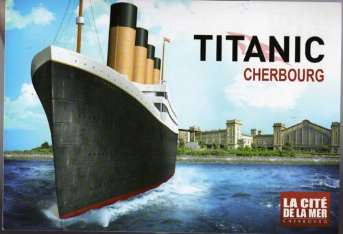 Cp - Titanic Et La Cité De La Mer À Cherbourg