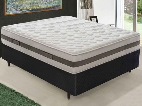 Matelas 80x200 haut 29cm mémoire de forme - zones de confort