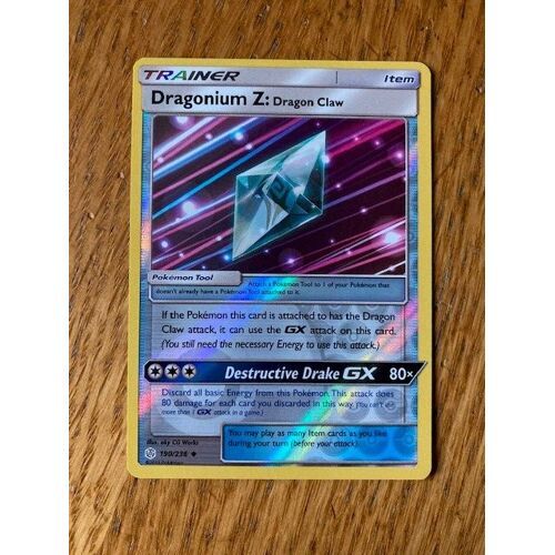 (1534) Dragonium Z : Dragon Claw (190/236) Pokemon