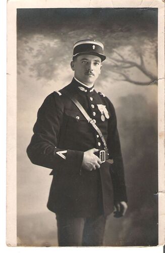 Photographie 1926 Gendarme Bernard Logeais