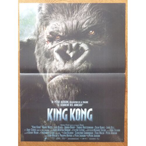 King Kong De Peter Jackson Avec Naomi Watts, Jack Black, Adrien Brody... - Affiche Originale De Film  Format 40 X 60 Cm
