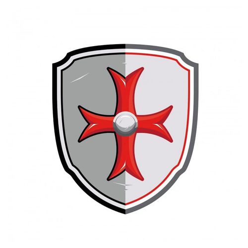 Déguisement Papo Bouclier Croix de Malte