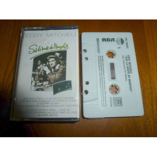 Cassette Audio Eddy Mitchell Sur La Route De Memphis