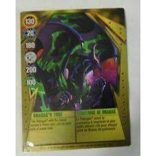 Carte Bakugan Battle Brawlers - Territoire De Dharak - Ba1107 Ga Sm Gbl - 2009 Sega Toys/Spin Master 11/48c -9,5x7 Cm