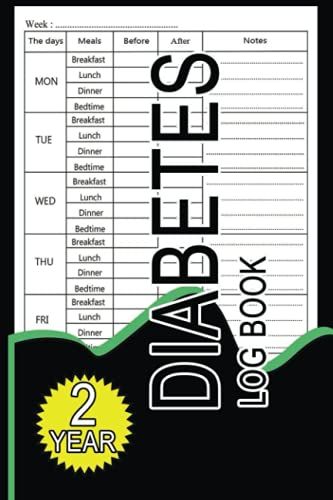 Diabetes Log Book: Blood Glucose Log Book, Blood Sugar Diary, Simple And Easy Two Year Blood Sugar Record. Size 6 * 9. 1 1 0 Pages. (Diabetes Diary) .