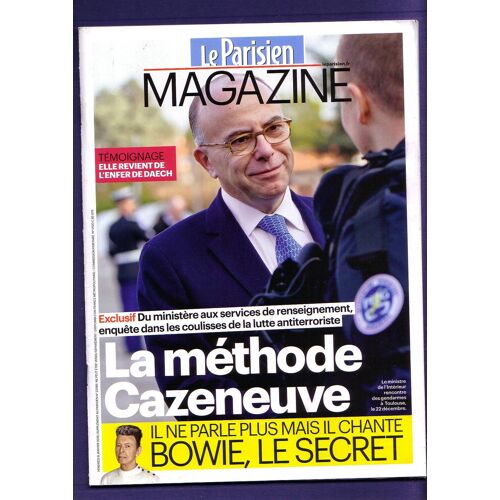 Le Parisien Magazine Du 08 Janvier 2016 - N° 22188 - Sommaire Complet Scanns 2 & 3 Sous L'annonce