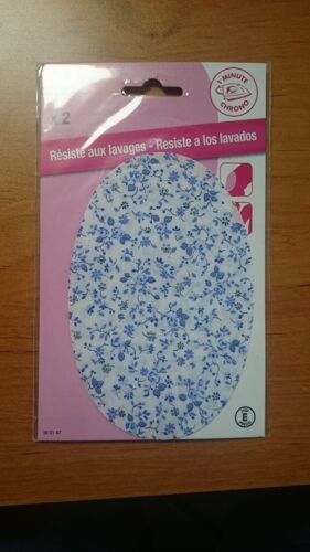 Coudes Et Genoux Thermocollants Motif "Liberty" Lot De 2