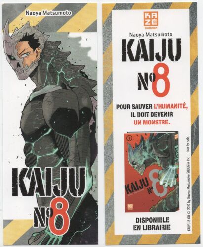 Marque Page Kaiju N°8 (Matsumoto Naoya) - Kazé 2021