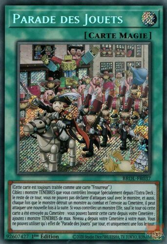 Yu Gi Oh Brol Fr037 Parade Des Jouets Secrète Rare