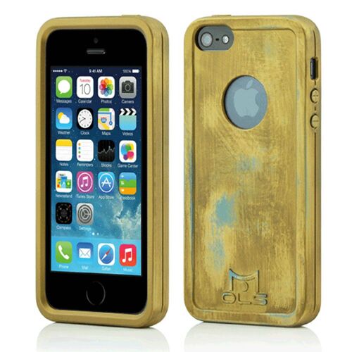 Coque Antichoc Mols Limited Edition Coloris Or Avec Protecteur D'écran Pour Iphone