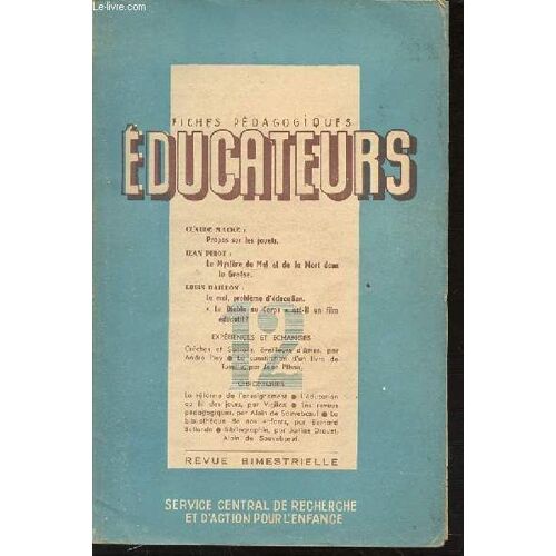 Fiches Pedagogiques Educateurs N°12 - Revue Bimestrielle.
