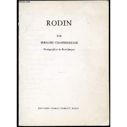 Rodin : L'ecolier Taciturne, Les Temps Difficiles, La Divine Comedie, L'hotel Biron, La Grande Ombre, La Gloire Posthume, Etc.