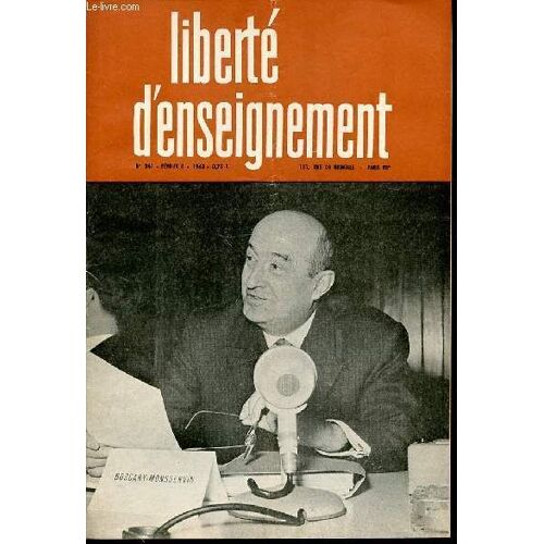 Revue Liberte D'enseigner N°247 - Revue Bi-Mensuelle.