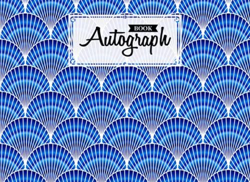 Autograph Book: Mermaid Glitter Scales Cover | Autograph Book For Adults & Kids, 150 Blank Pages, Starlight Design, Keepsake, Size 8.25" X 6" By Bernard John