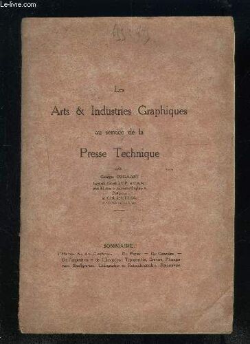 Les Arts Et Industries Graphiques Au Service De La Presse Technique